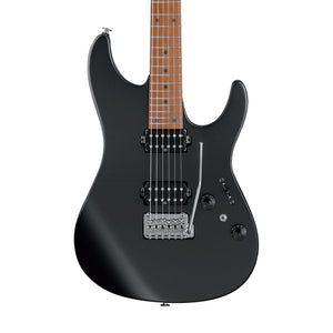 Ibanez Prestige AZ2402-BKF Electric Guitar, Black Flat