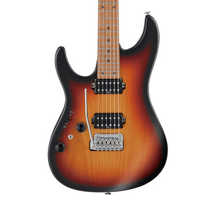 Ibanez Prestige AZ2402L-TFF Left-Handed Electric Guitar w/Case, Tri-fade Burst Flat