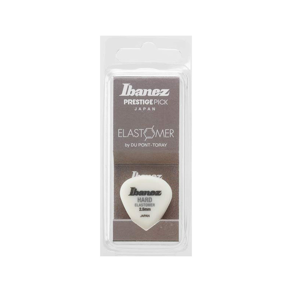 Ibanez EL Series BELJ1HD25 Hard Elastomer Guitar Pick Set, Short Teadrop, 3pcs