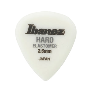 Ibanez EL Series BELJ1HD25 Hard Elastomer Guitar Pick Set, Short Teadrop, 3pcs