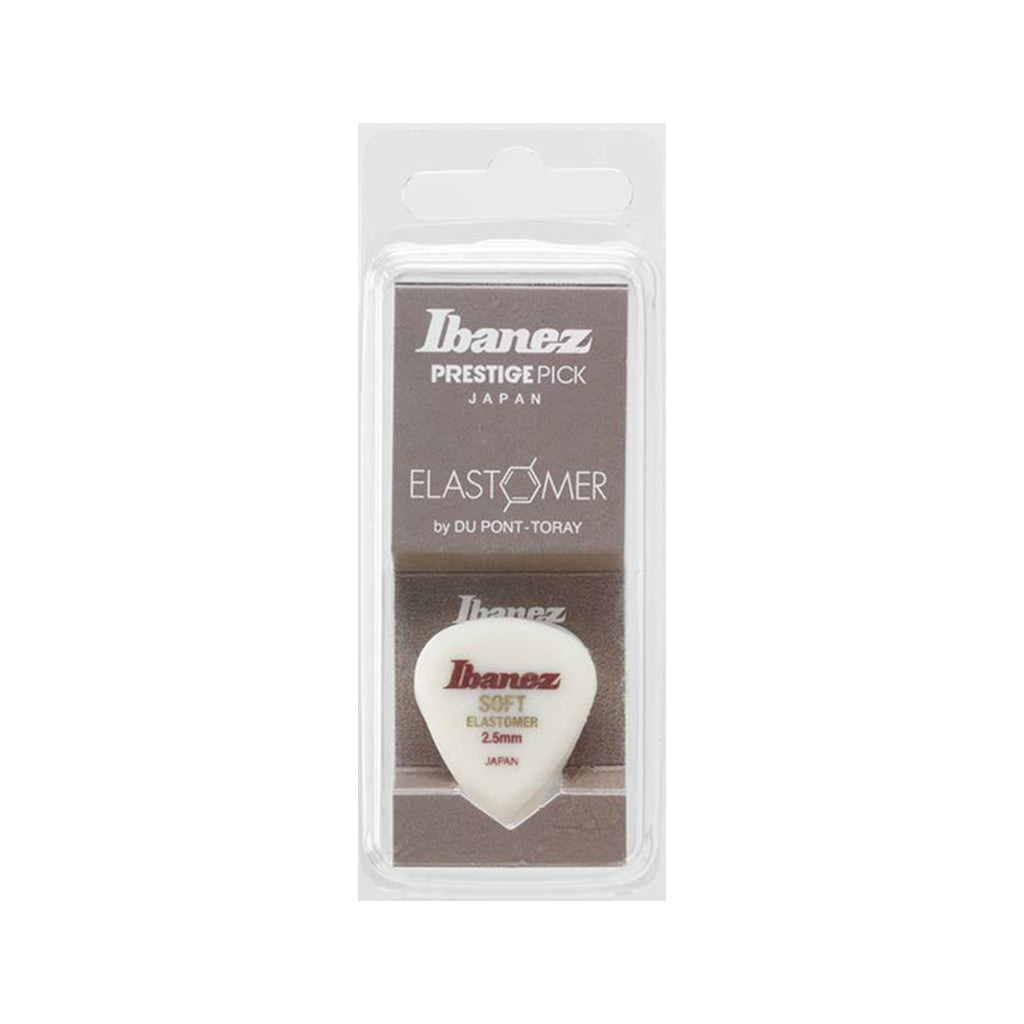 Ibanez EL Series BELJ1ST25 Soft Elastomer Guitar Pick Set, Short Teardrop, 3pcs