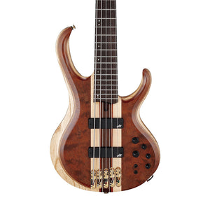 Ibanez BTB1835-NDL 5-String Electric Bass Guitar w/Gig Bag, Natural Shadow Low Gloss