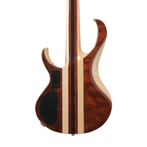 Ibanez BTB1835-NDL 5-String Electric Bass Guitar w/Gig Bag, Natural Shadow Low Gloss