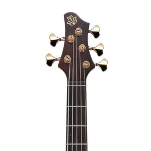 Ibanez BTB1835-NDL 5-String Electric Bass Guitar w/Gig Bag, Natural Shadow Low Gloss