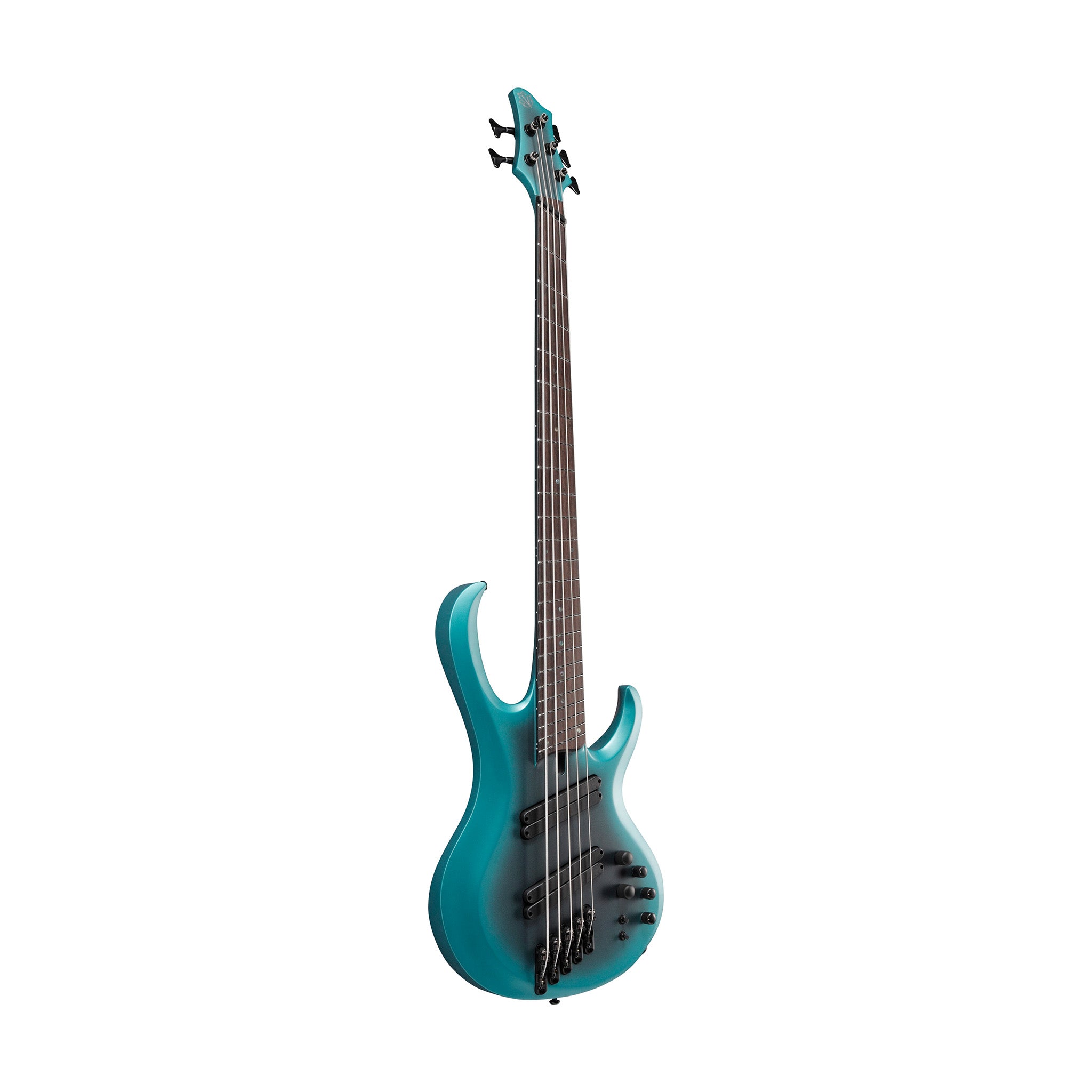 Ibanez BTB605MS-CEM 5-String Bass Guitar w/ Case, Cerulean Aura