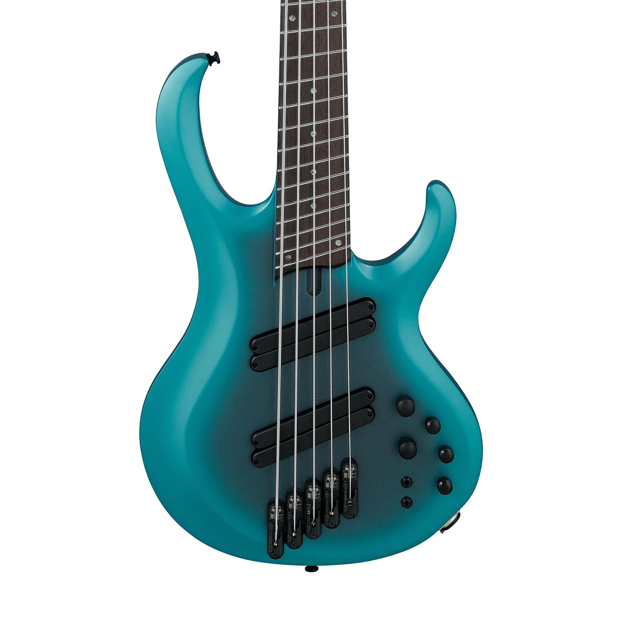Ibanez BTB605MS-CEM 5-String Bass Guitar w/ Case, Cerulean Aura