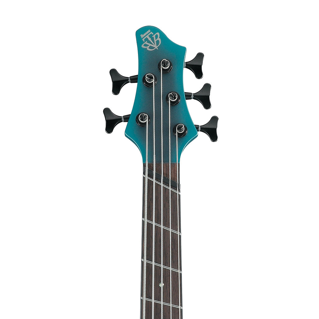 Ibanez BTB605MS-CEM 5-String Bass Guitar w/ Case, Cerulean Aura