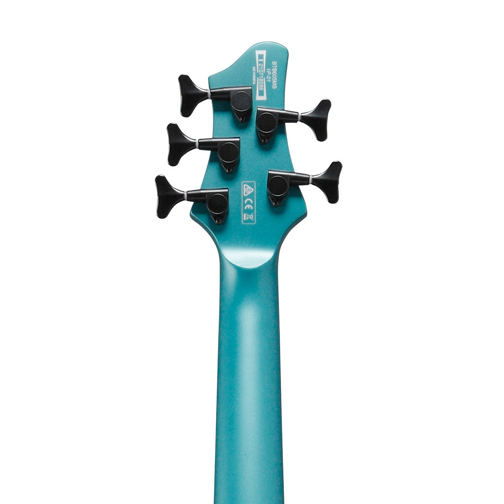 Ibanez BTB605MS-CEM 5-String Bass Guitar w/ Case, Cerulean Aura