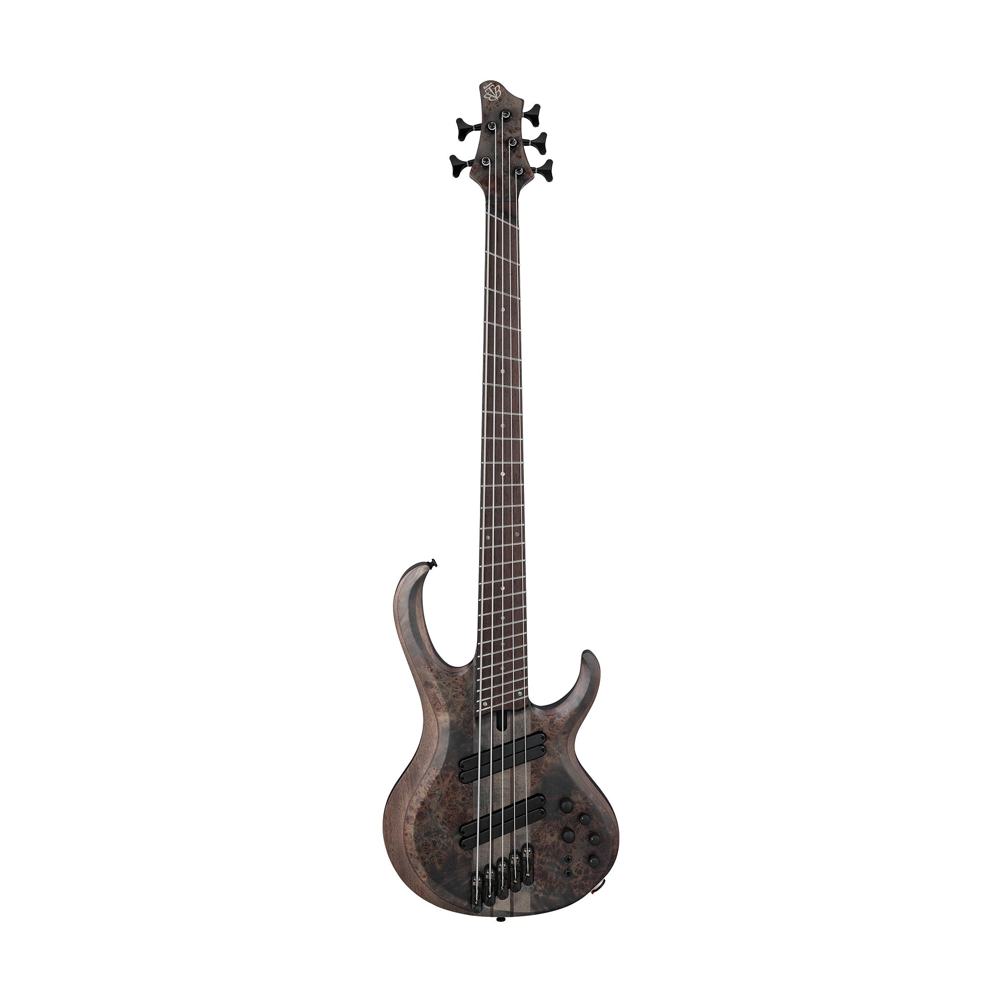 Ibanez BTB805MS-TGF 5-String Bass Guitar, Transparent Gray Flat