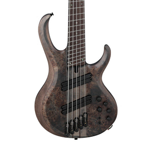 Ibanez BTB805MS-TGF 5-String Bass Guitar, Transparent Gray Flat