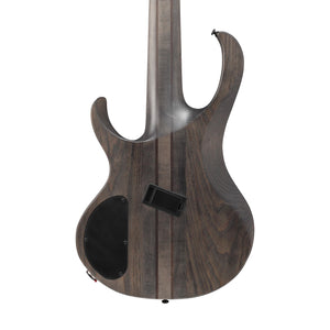 Ibanez BTB805MS-TGF 5-String Bass Guitar, Transparent Gray Flat