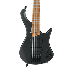 Ibanez Bass Workshop EHB1005-BKF Electric Bass Guitar w/Gig Bag, Black Flat