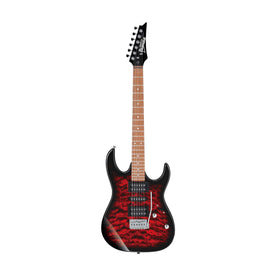 Ibanez Gio GRX70QA-TRB Electric Guitar, Transparent Red Burst