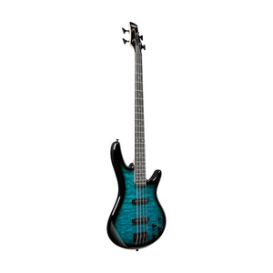 Ibanez GSR280QA-TMS Electric Bass Guitar, Transparent Marine Sunburst