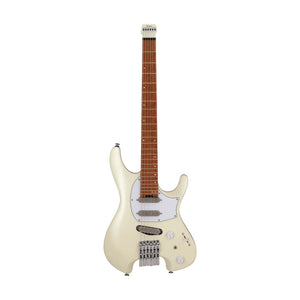 Ibanez ICHI10 Ichika Signature Headless Electric Guitar w/ Bag, Vintage White Matte