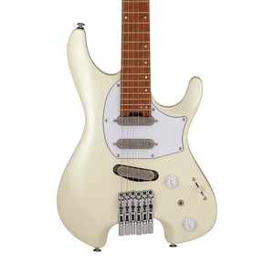 Ibanez ICHI10 Ichika Signature Headless Electric Guitar w/ Bag, Vintage White Matte