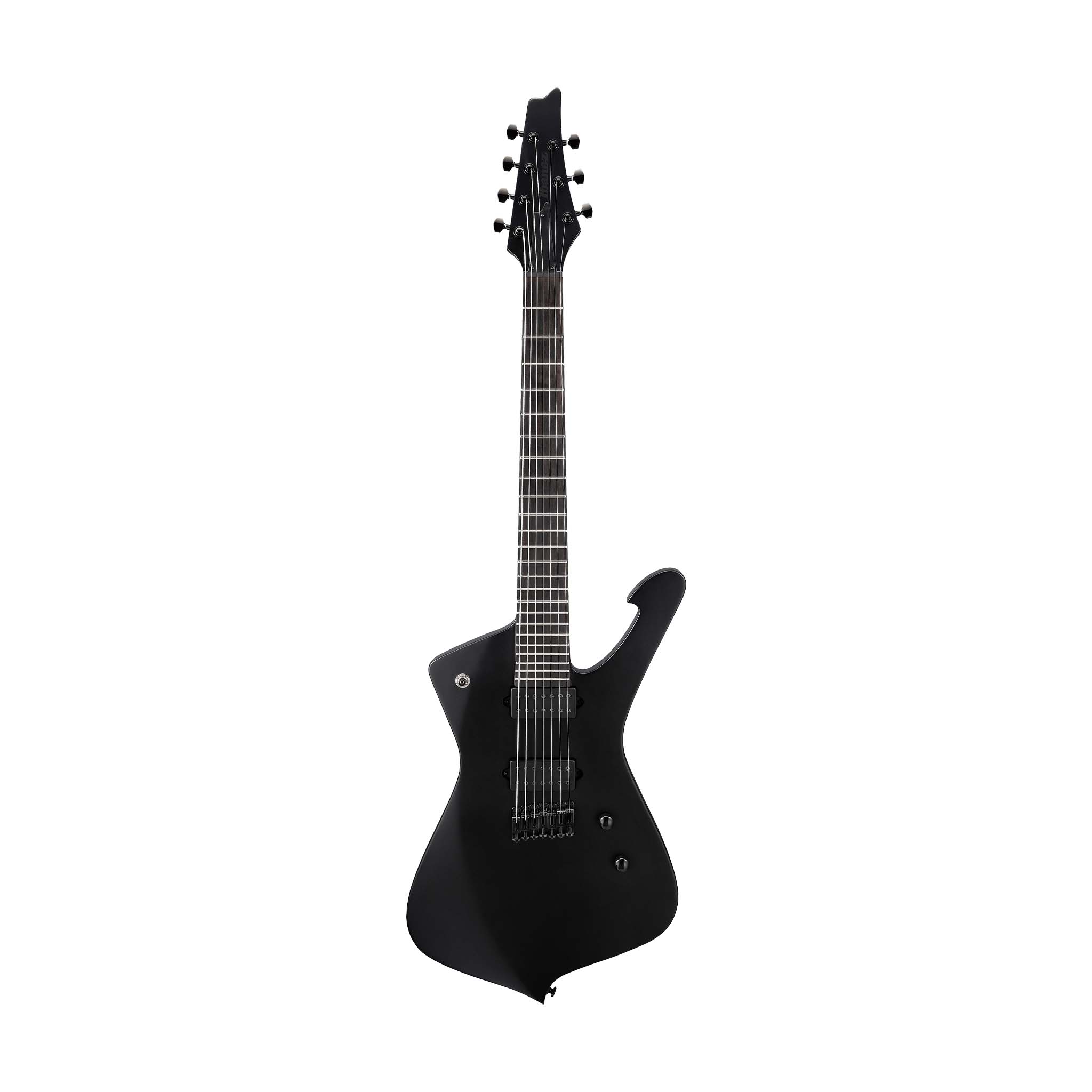 Ibanez ICTB721-BKF 7-String Electric Guitar w/Bag, Black Flat
