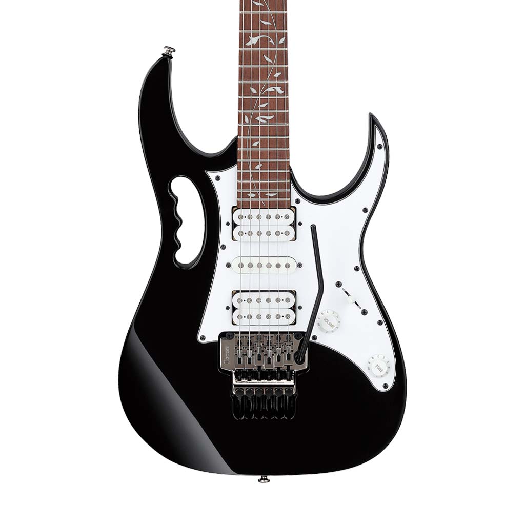 Ibanez JEMJR-BK Steve Vai Signature Electric Guitar, Black – Swee