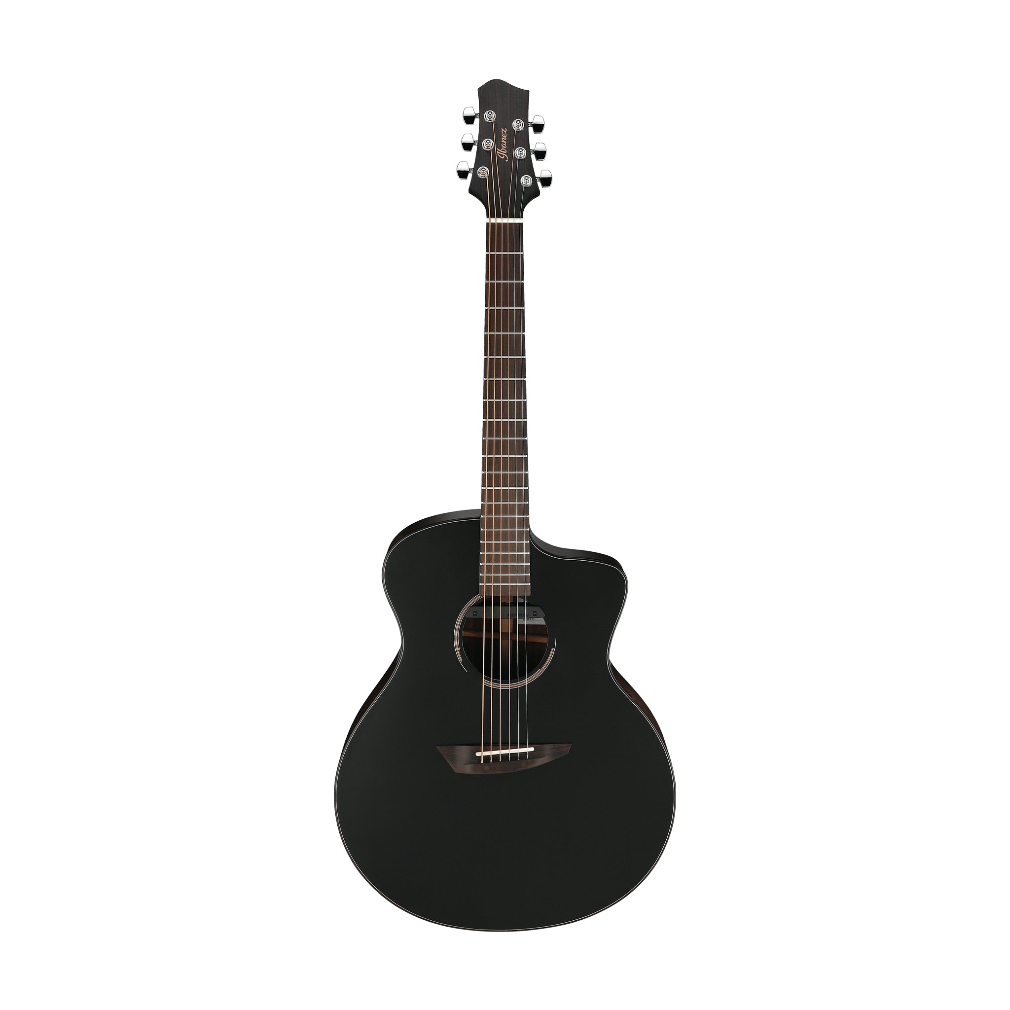 Ibanez JGM10-BSN Joe Gomm Acoustic Guitar w/Case, Black Satin Top
