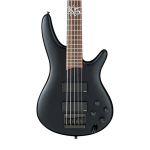 Ibanez K5-BKF Fieldy Signature 5-String Bass, Black Flat