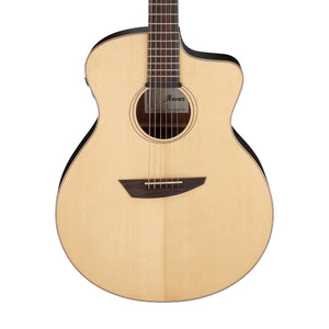 Ibanez PA300E-NSL Acoustic-Electric Guitar w/Natural Satin Top & Bag, Natural Low Gloss