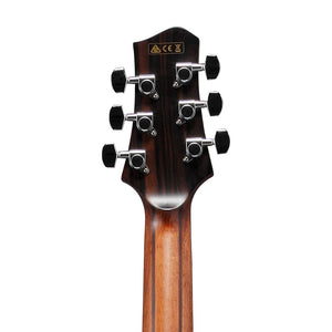 Ibanez PA300E-NSL Acoustic-Electric Guitar w/Natural Satin Top & Bag, Natural Low Gloss