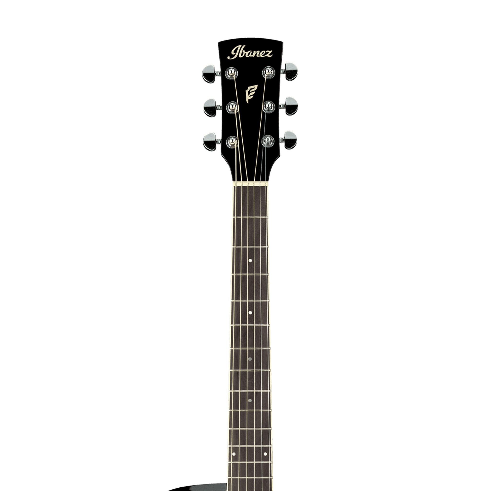 Ibanez PF15ECE-BK Acoustic Guitar, Black High Gloss – Swee Lee