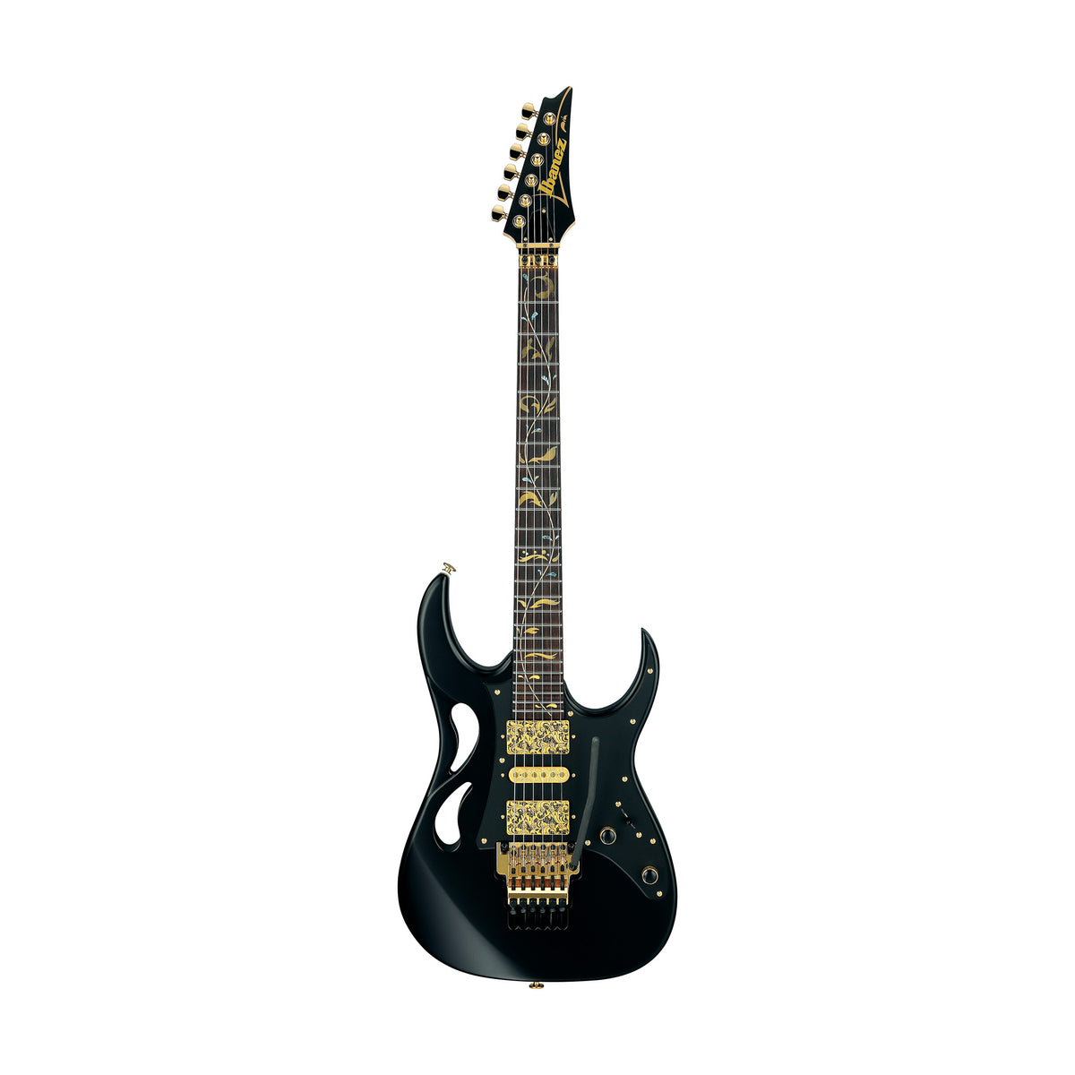 【11168】 Ibanez Steve Vai Signature Model Ibanez PIA Steve Vai Signature Electric Guitar w/ Case, Onyx Black