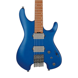 Ibanez Q52-LBM Headless Electric Guitar w/Bag, Laser Blue Matte
