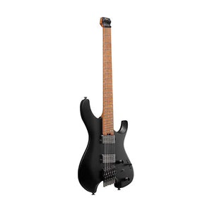 Ibanez QX52-BKF Headless Electric Guitar w/Bag, Black Flat
