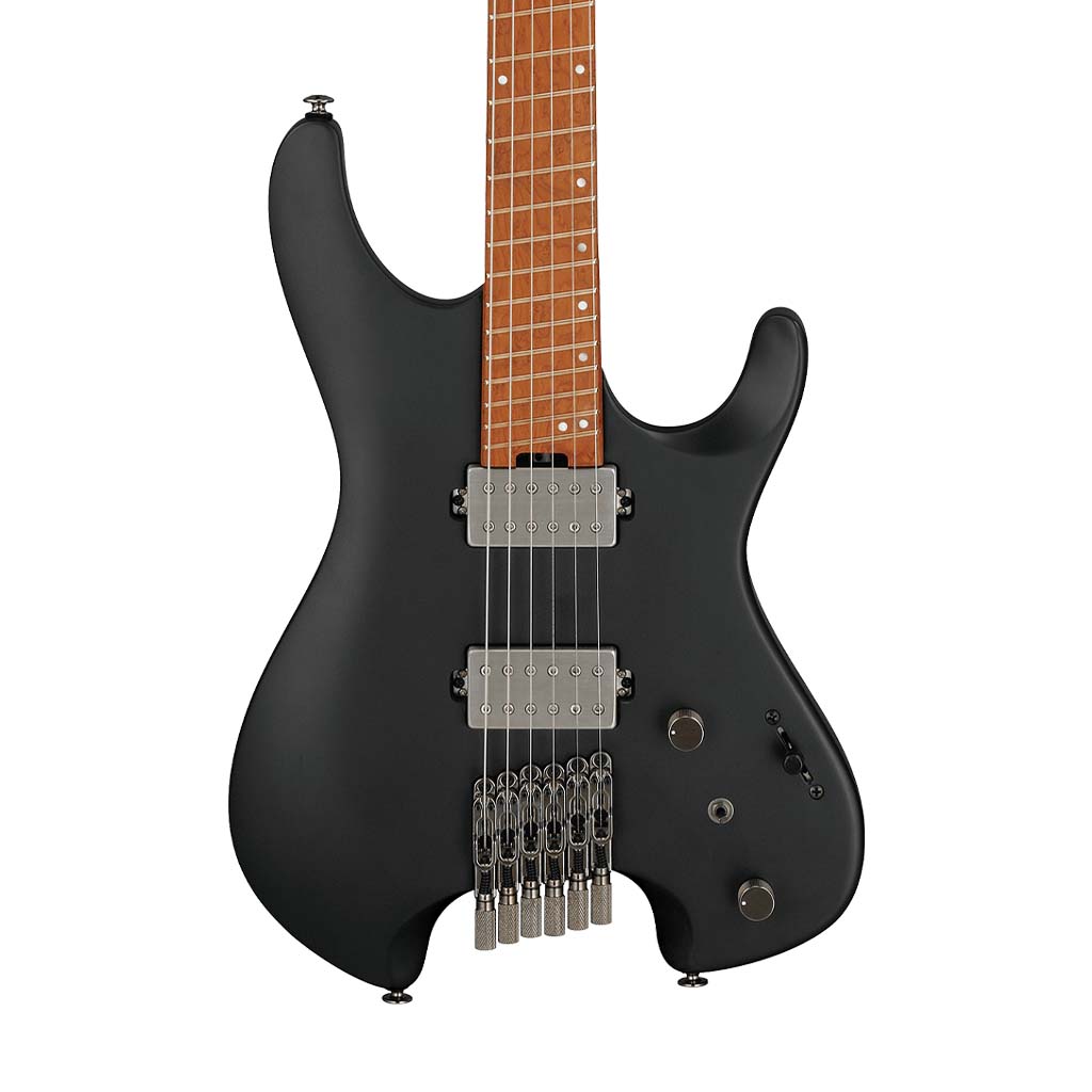 Ibanez QX52-BKF Headless Electric Guitar w/Bag, Black Flat – Swee