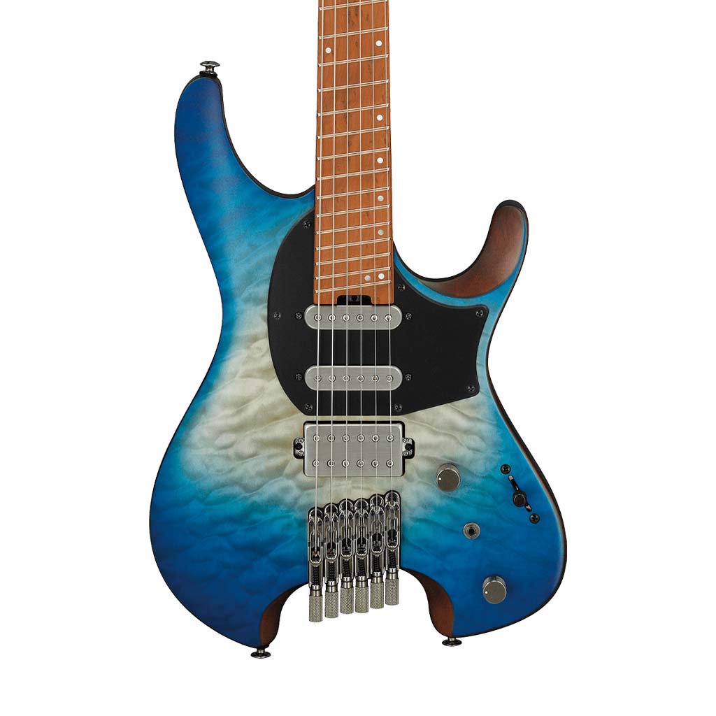 Ibanez　QX54QM-BSM Ibanez QX54QM-BSM Headless Electric Guitar w/Bag, Blue Sphere
