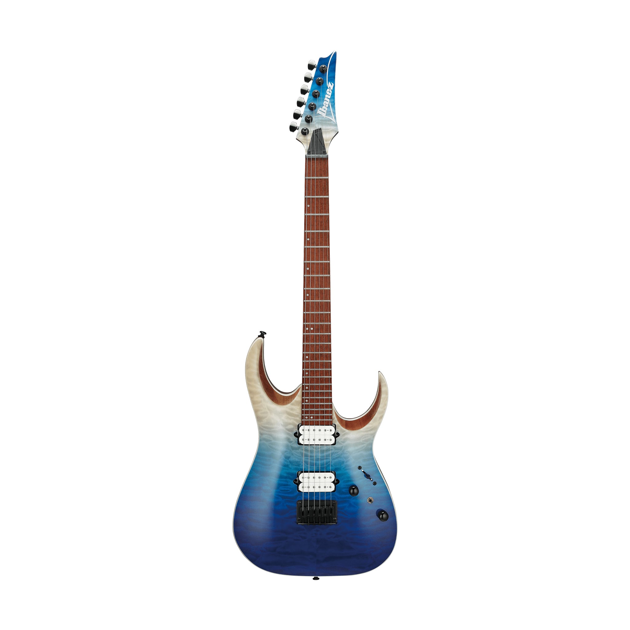 Ibanez RGA42HPQM-BIG Electric Guitar, Blue Iceberg Gradation
