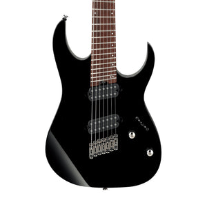 Ibanez RGMS7-BK 7-String Electric Guitar, Black