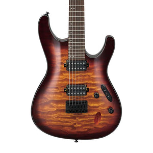 Ibanez S621QM-DEB Electric Guitar, Dragon Eye Burst