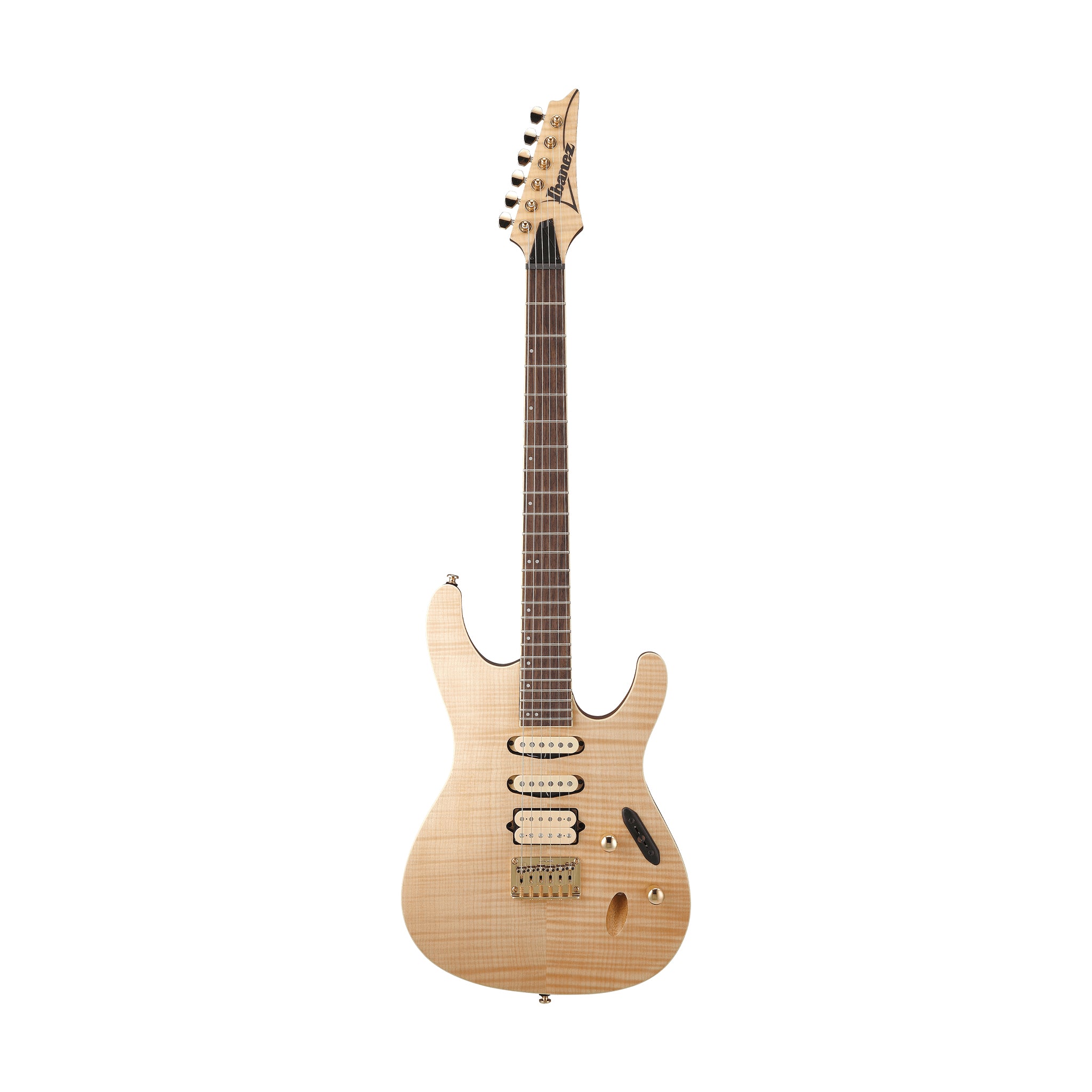 Ibanez SEW761FM-NTF Electric Guitar, Natural Flat