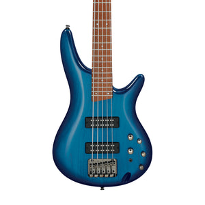 Ibanez SR375E-SPB 5-String Electric Bass Guitar, Sapphire Blue