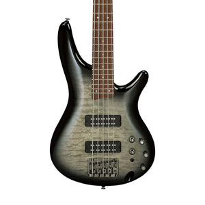 Ibanez SR405EQM-SKG 5-String Bass Guitar, Surreal Black Burst Gloss