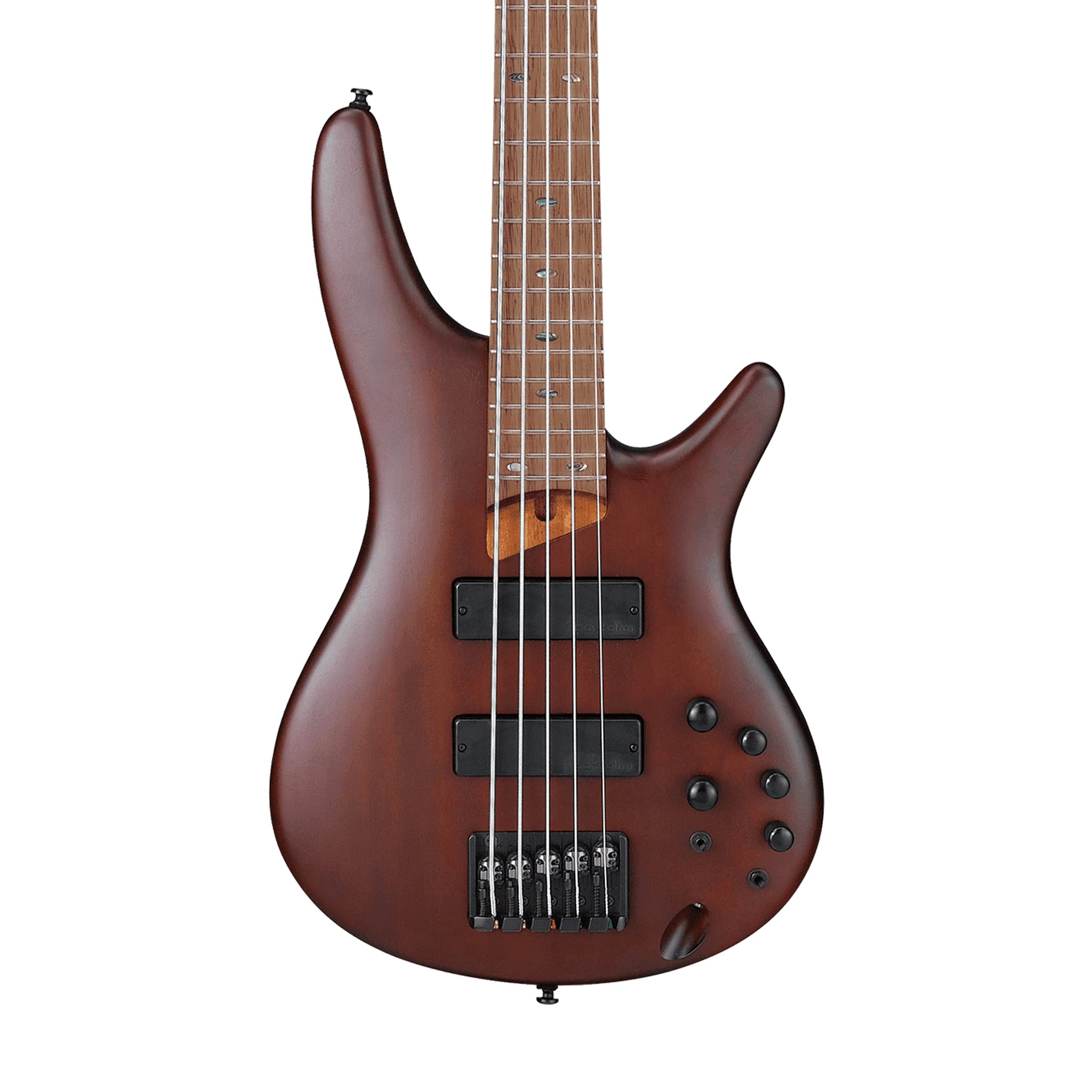 Ibanez Premium SR505E-BM 5-String Electric Bass Guitar, Brown