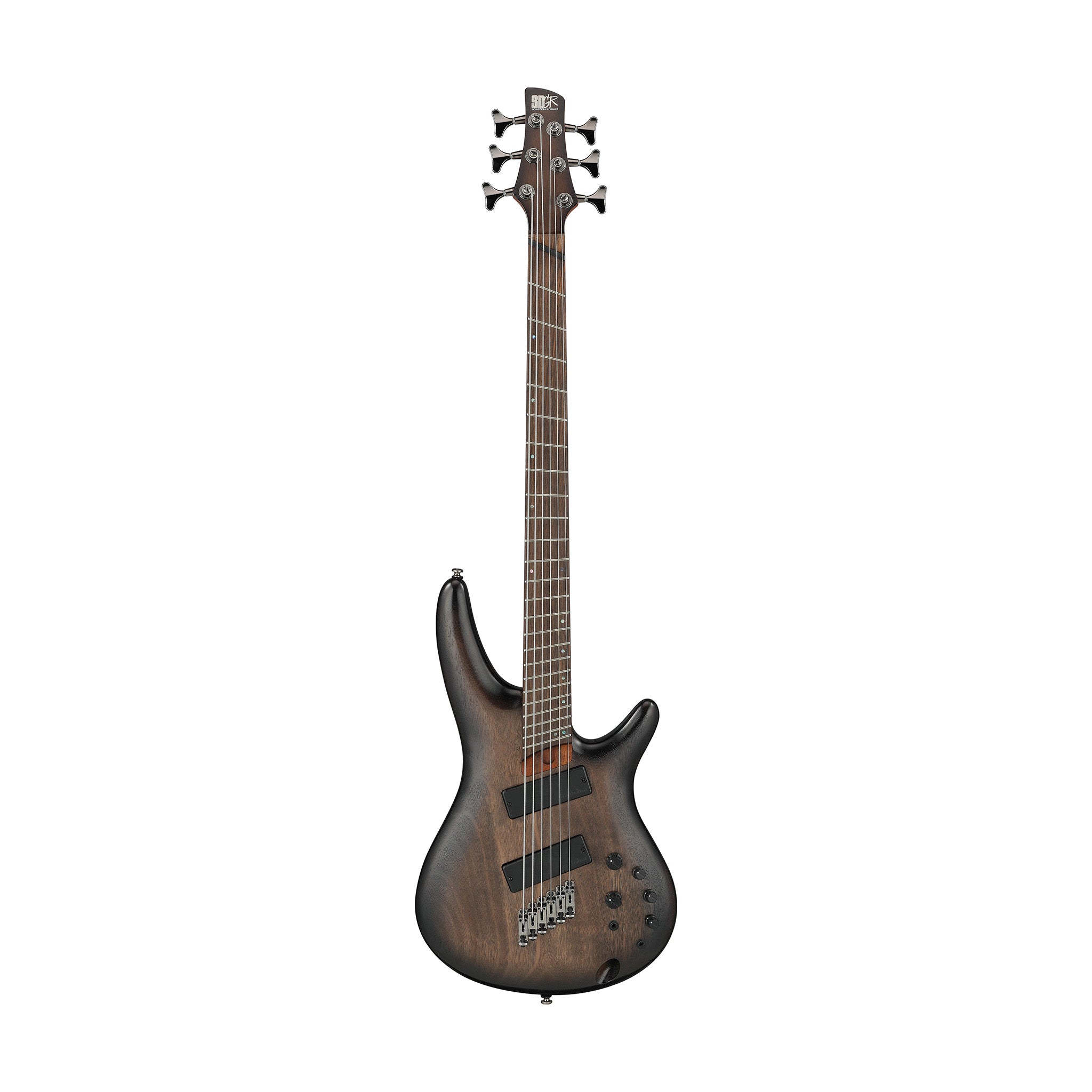 Ibanez SRC6MS-BLL 6-String Bass Guitar, Black Stained Burst Low