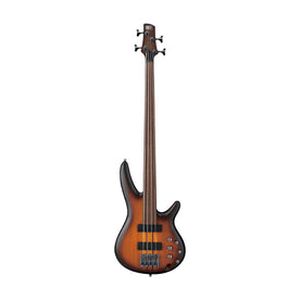 Ibanez SRF700-BBF 4-String Fretless Bass, Brown Burst Flat
