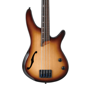 Ibanez SRH500F-NNF Electric Bass Guitar, Natural Browned Burst Flat