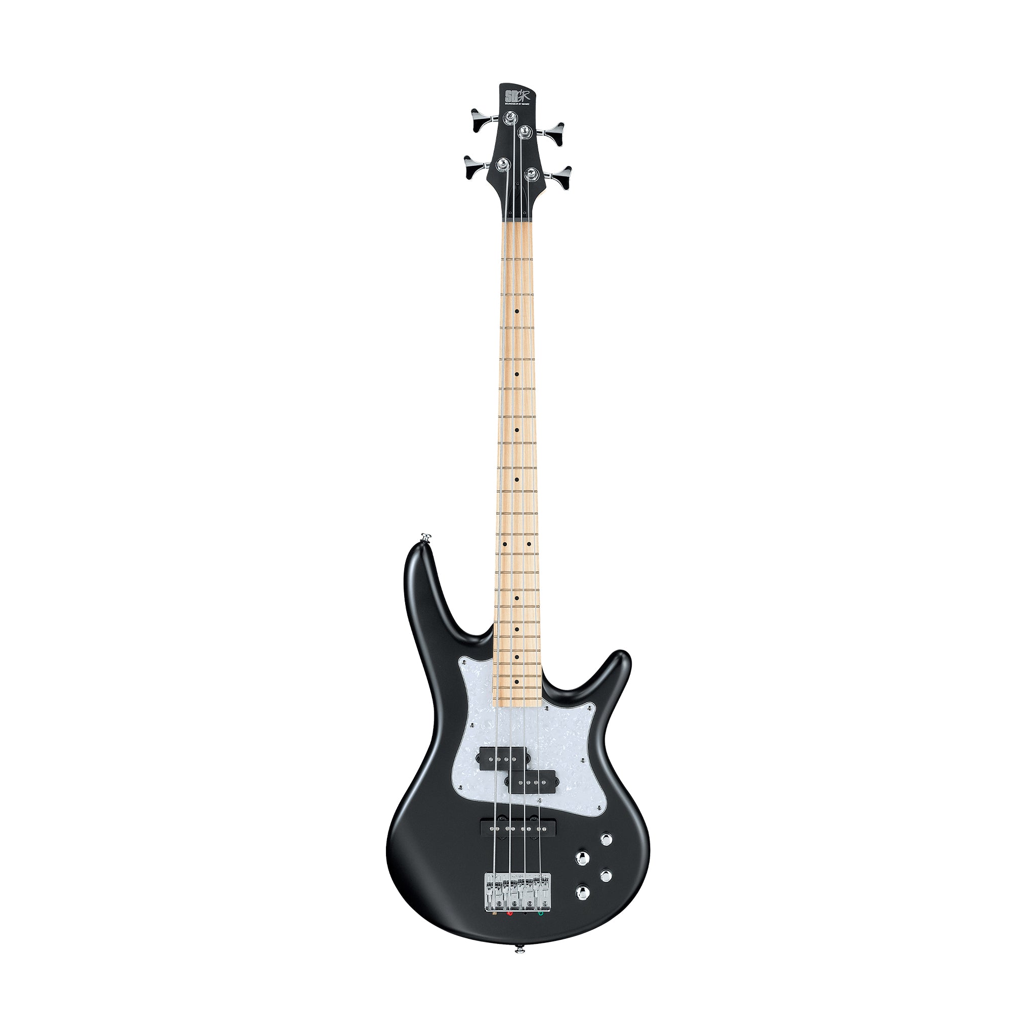 Ibanez SRMD200-BKF Mezzo Electric Bass Guitar, Black Flat