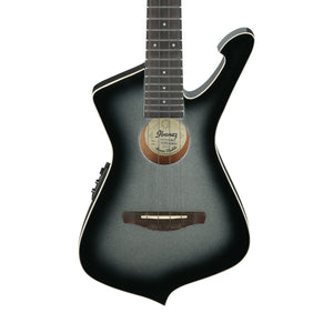 Ibanez UICT10-MGS Ukulele w/Bag, Metallic Grey Sunburst