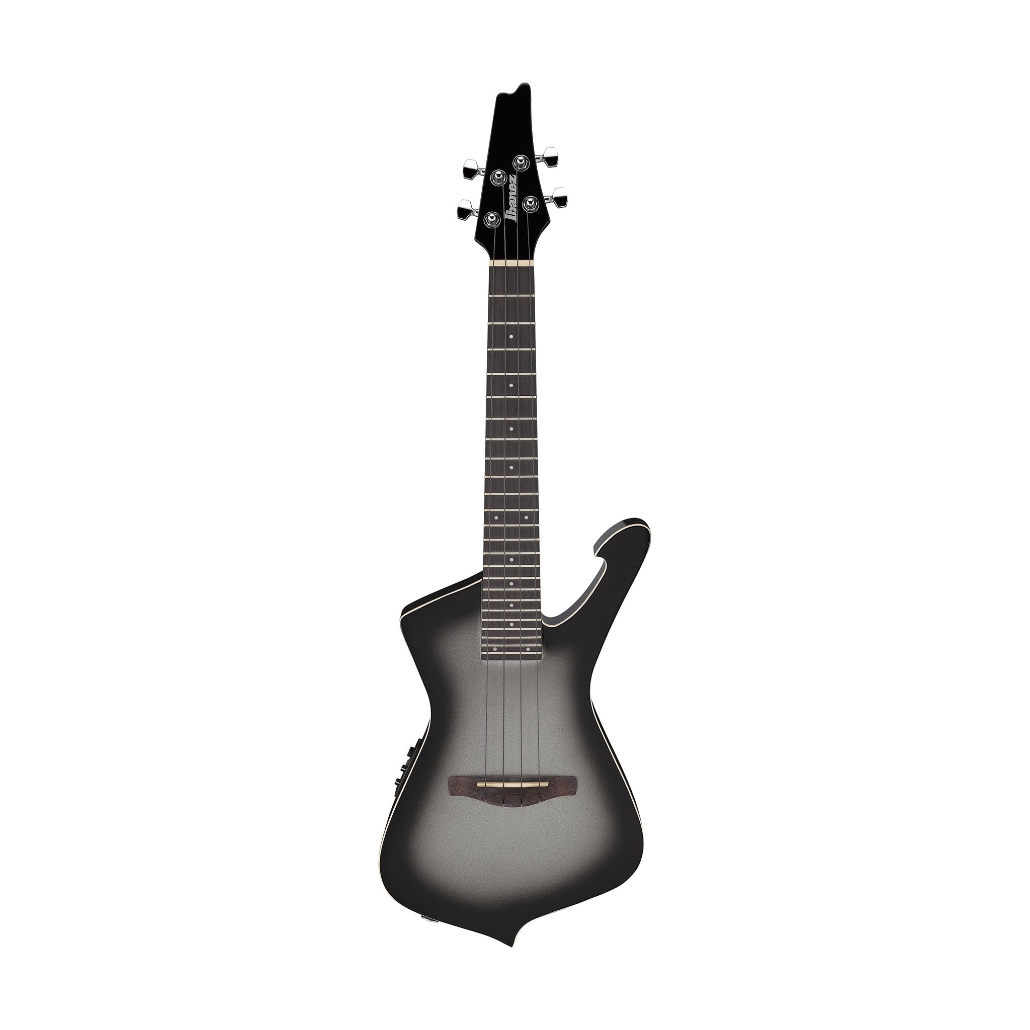 Ibanez UICT100-MGS Ukulele w/Bag, Metallic Grey Sunburst