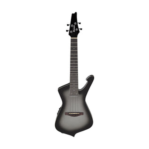 Ibanez UICT100-MGS Ukulele w/Bag, Metallic Grey Sunburst