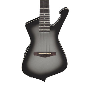 Ibanez UICT100-MGS Ukulele w/Bag, Metallic Grey Sunburst