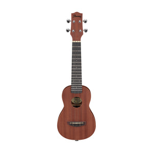 Ibanez UKS100-OPN Soprano Ukulele w/ Bag, Open Pore Natural