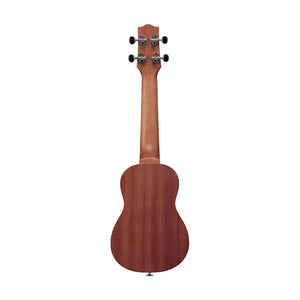 Ibanez UKS100-OPN Soprano Ukulele w/ Bag, Open Pore Natural