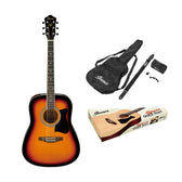 Ibanez V50NJP Acoustic Guitar Package, Vintage Sunburst (B-Stock)